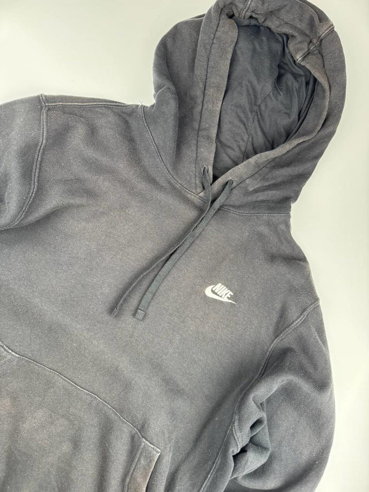 Nike Men's Hoodie Small Sweatshirt Black Embroidered Swoosh