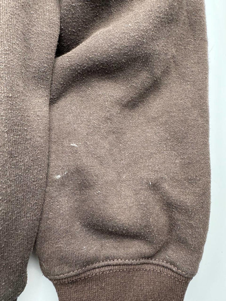 Carhartt Brown Zip-Up Hoodie Sweatshirt