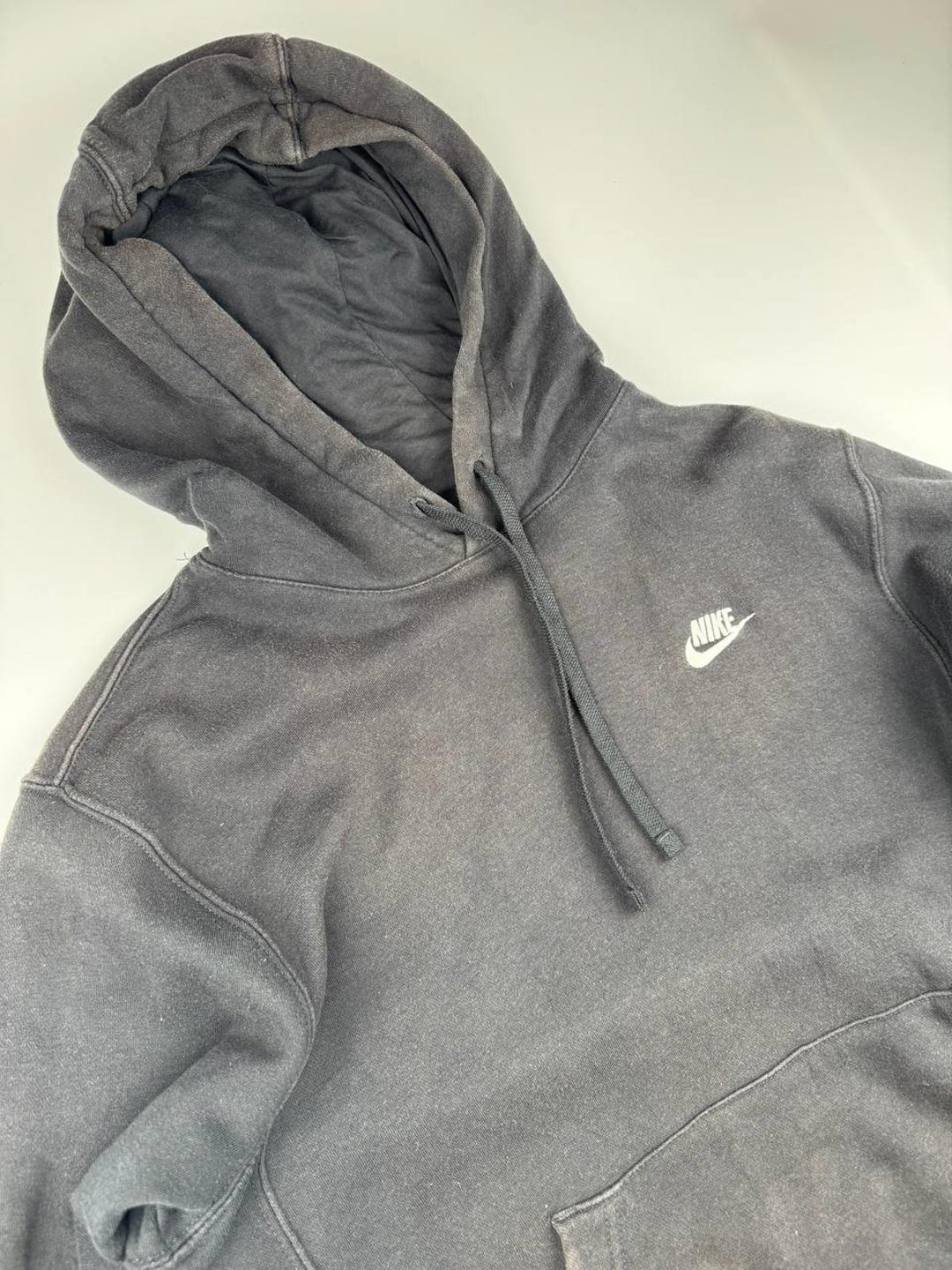 Nike Men's Hoodie Small Sweatshirt Black Embroidered Swoosh