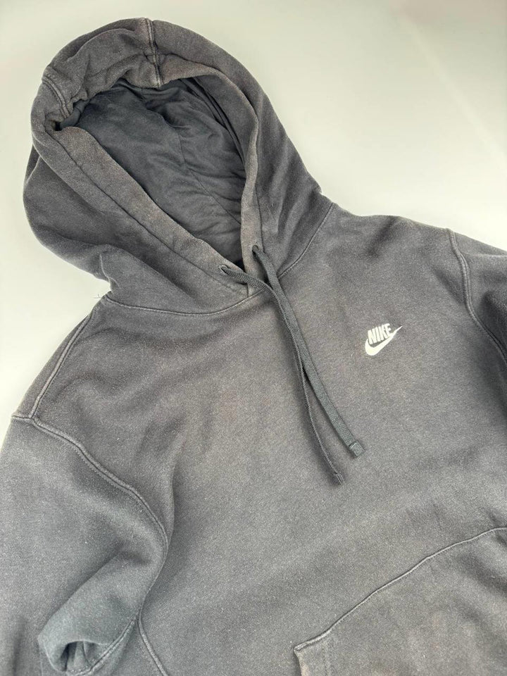 Nike Men's Hoodie Small Sweatshirt Black Embroidered Swoosh