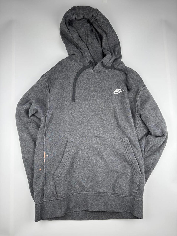 Nike Hoodie Mens Small Grey Sportswear Pullover Hooded Sweatshirt