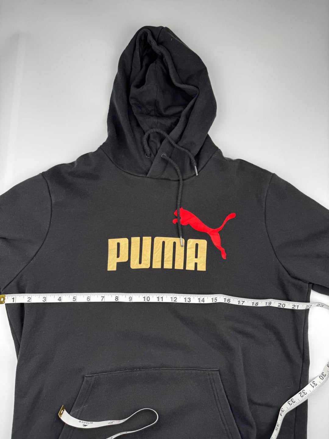 PUMA Men's Big Logo Fleece Hoodie Hooded Sweatshirt Size Medium