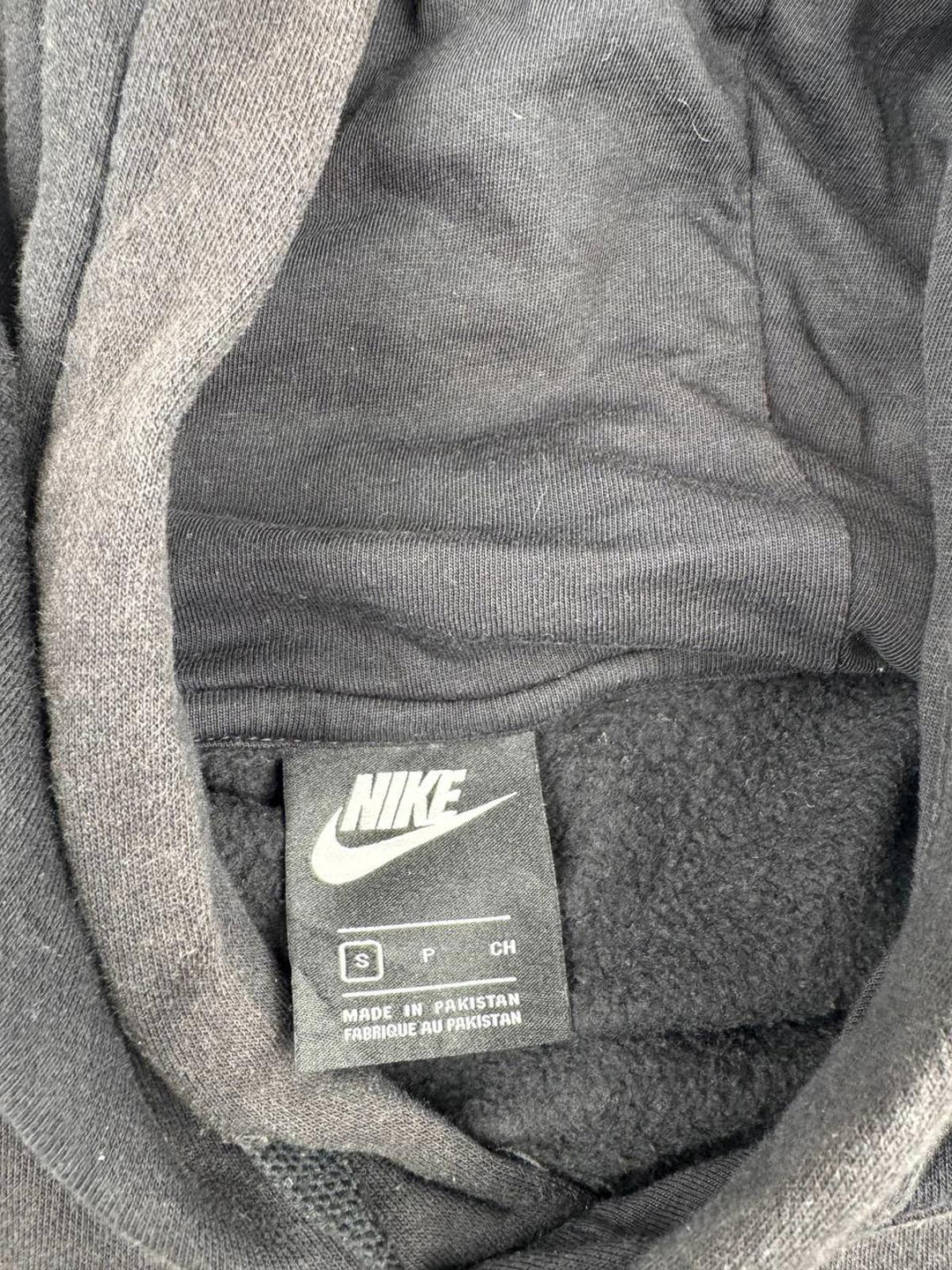 Nike Men's Hoodie Small Sweatshirt Black Embroidered Swoosh