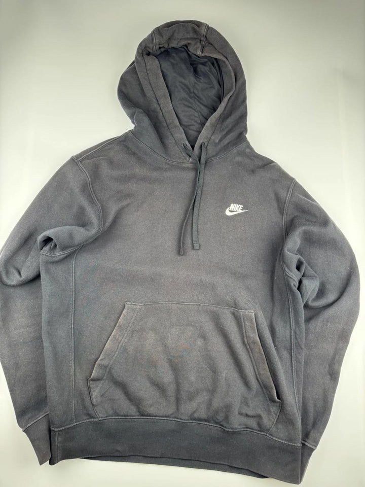 Nike Men's Hoodie Small Sweatshirt Black Embroidered Swoosh