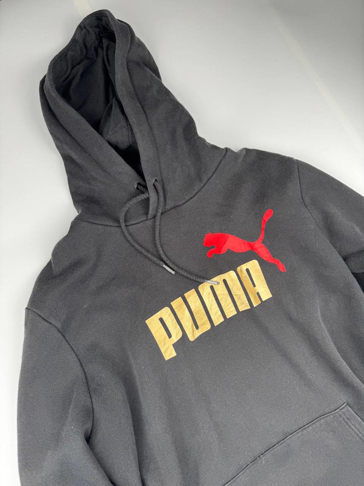 PUMA Men's Big Logo Fleece Hoodie Hooded Sweatshirt Size Medium