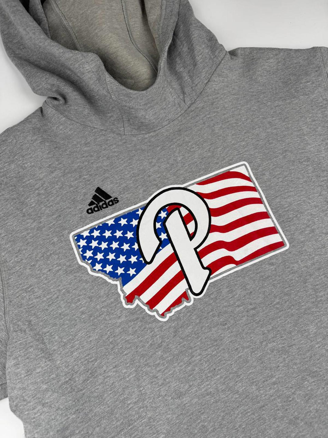 Adidas hoodie with logos