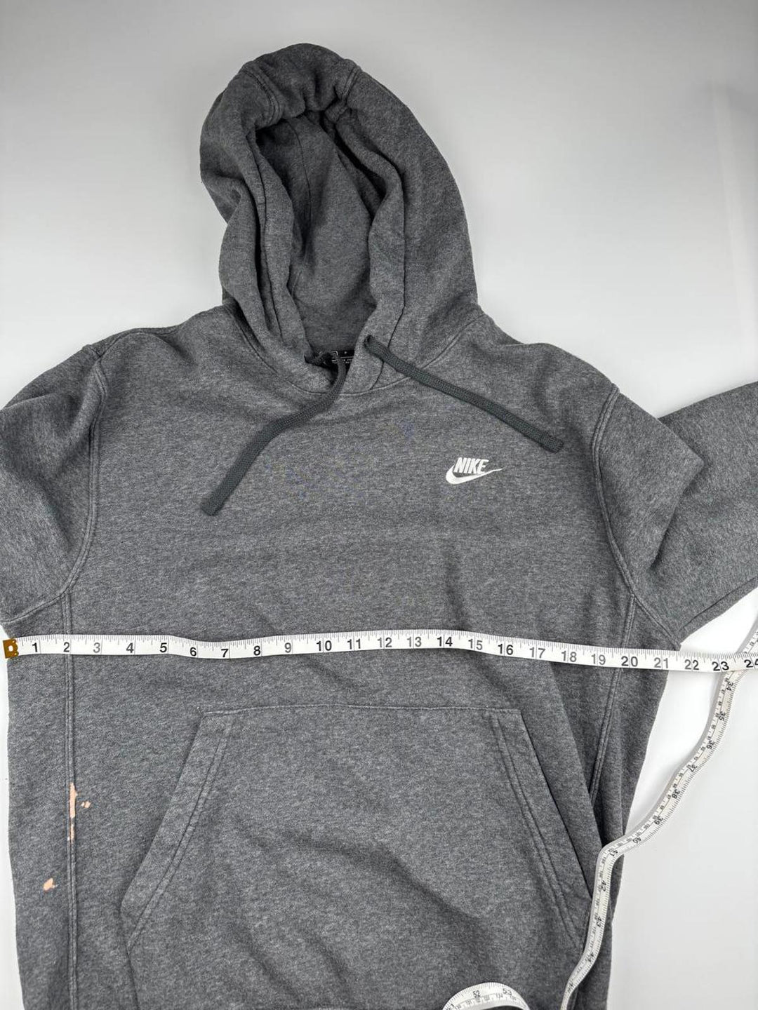 Nike Hoodie Mens Small Grey Sportswear Pullover Hooded Sweatshirt