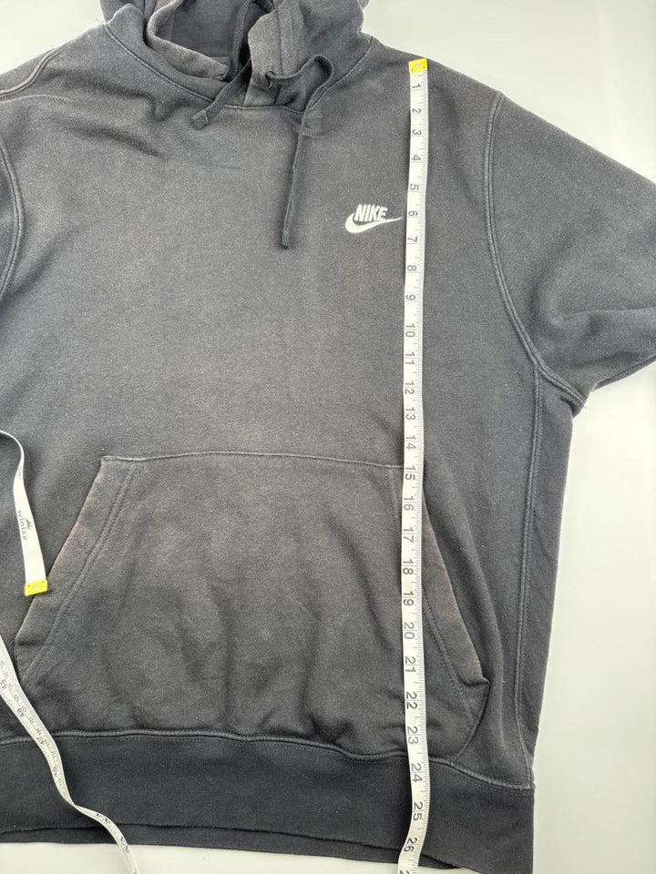 Nike Men's Hoodie Small Sweatshirt Black Embroidered Swoosh