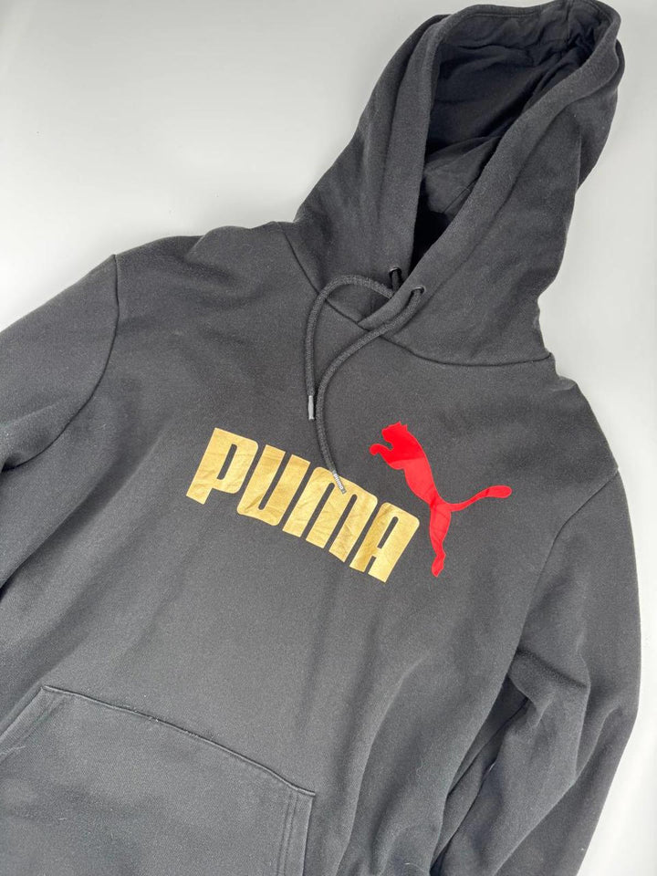 PUMA Men's Big Logo Fleece Hoodie Hooded Sweatshirt Size Medium