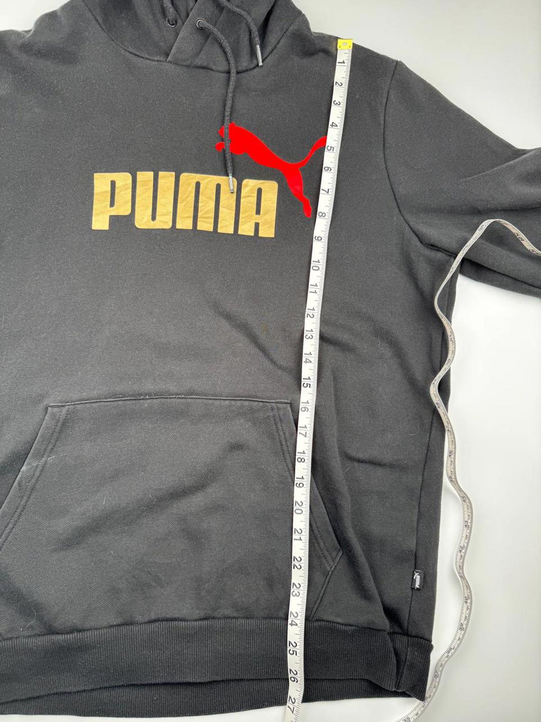PUMA Men's Big Logo Fleece Hoodie Hooded Sweatshirt Size Medium