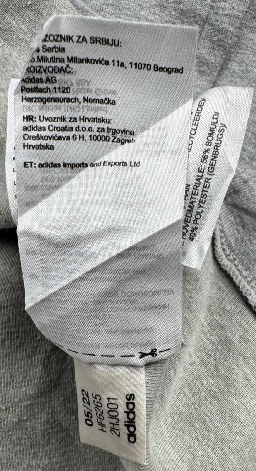 Adidas hoodie with logos