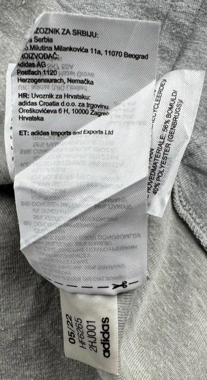 Adidas hoodie with logos