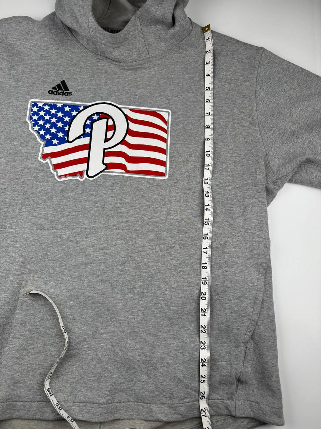 Adidas hoodie with logos