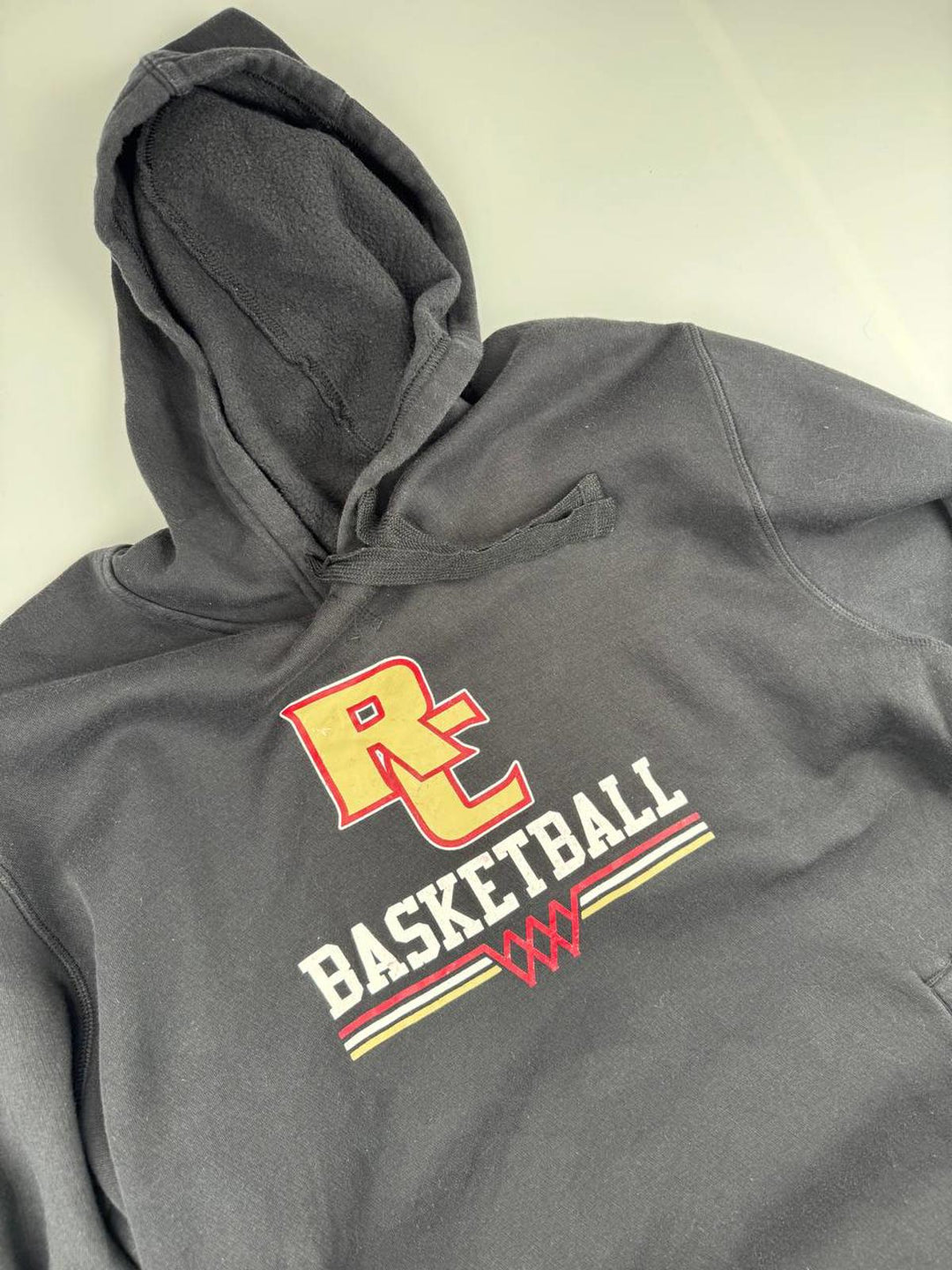 Adidas RC Basketball Hoodie sweatshirt Black Size XL