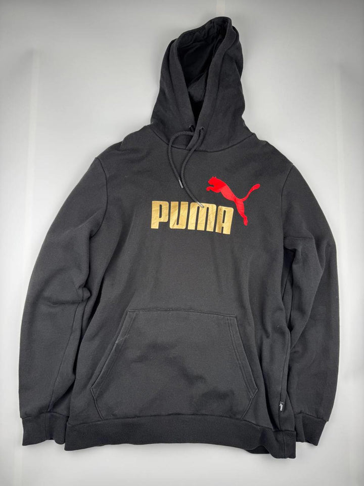 PUMA Men's Big Logo Fleece Hoodie Hooded Sweatshirt Size Medium